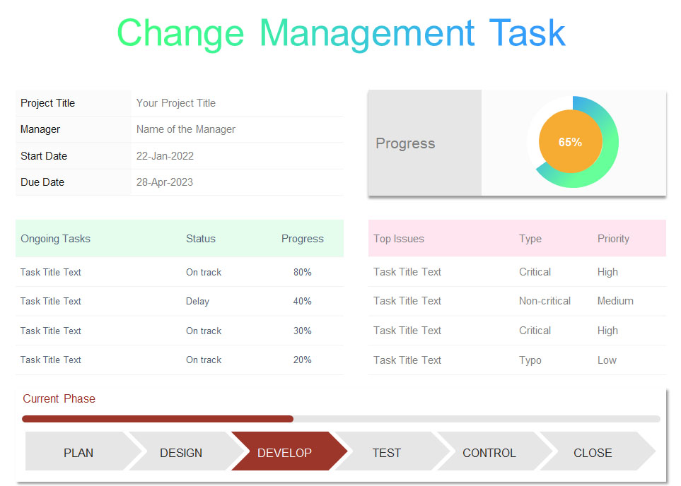 Download 100+ Project Change Management Plan Templates | UCUBE