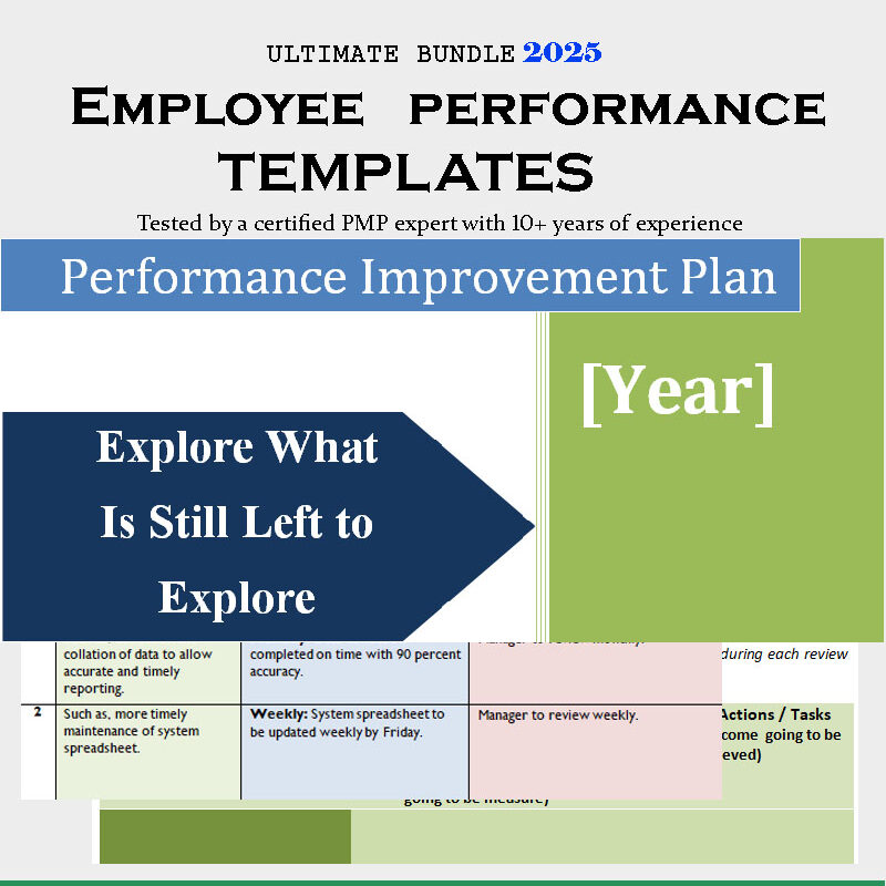 employee improvement template