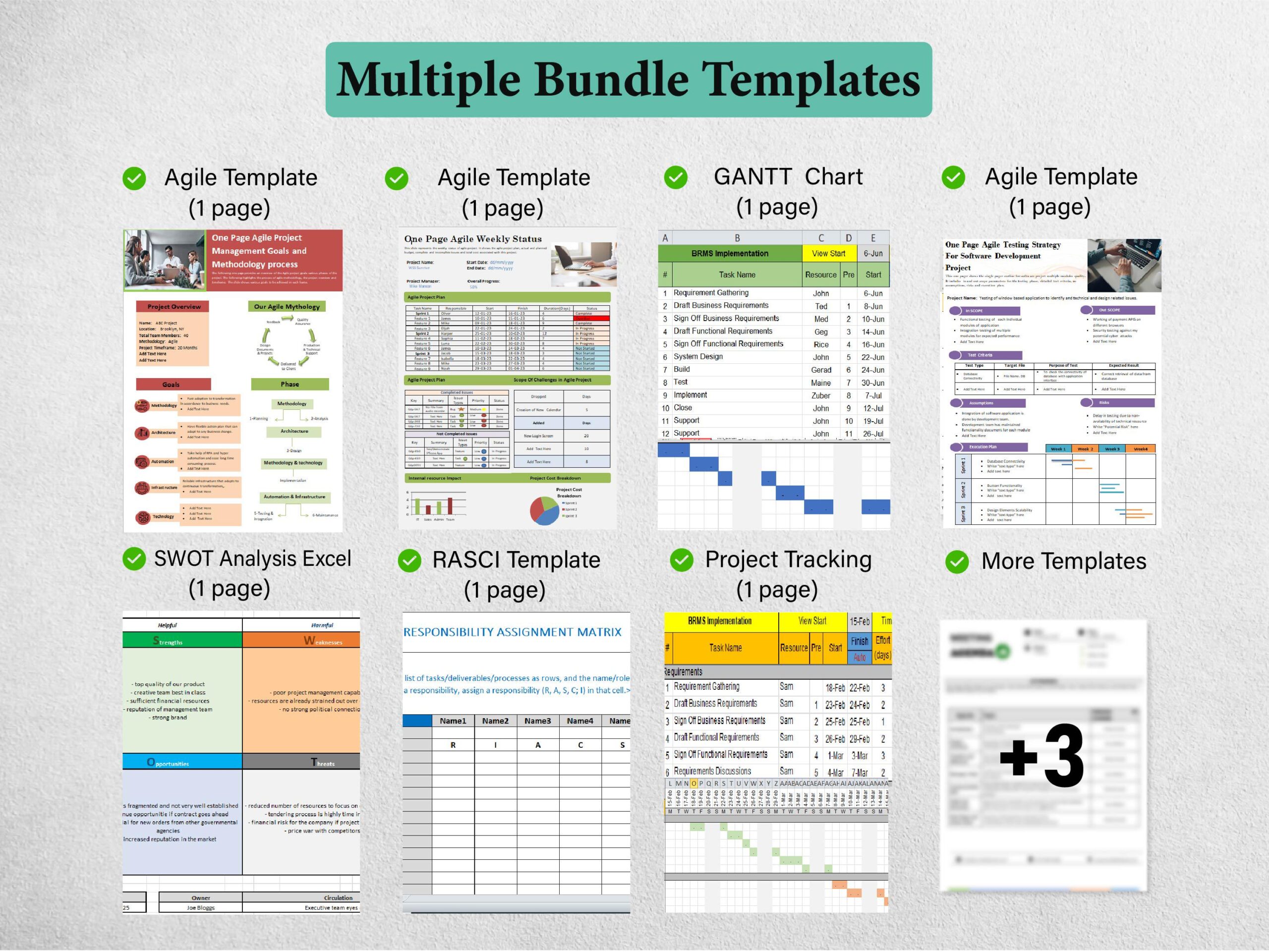 Agile Project Plan Templates - Image 3